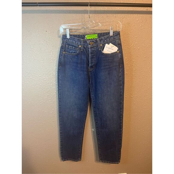 Free People X Sandrine Rose Straight Leg Blue Jeans Size 25 - Picture 1 of 6